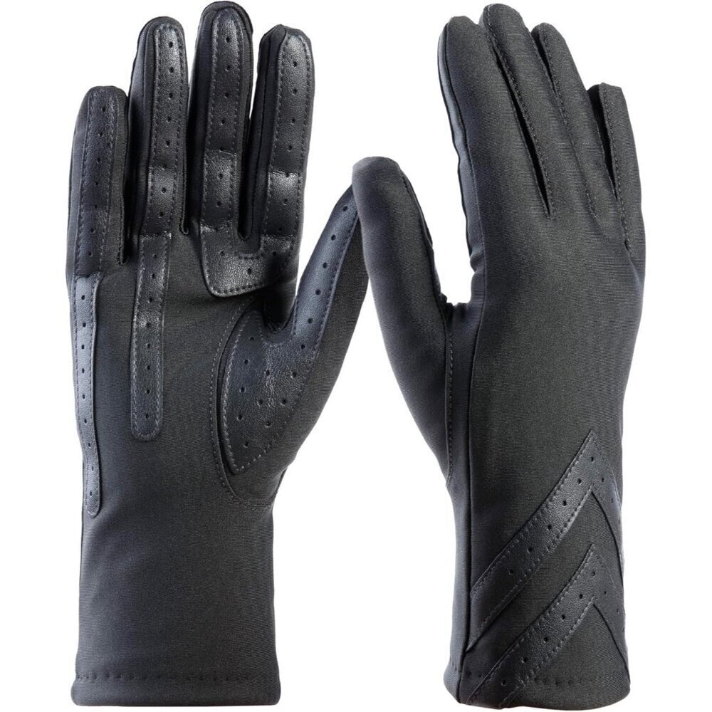 Women's Spandex Gloves Warm Fleece Lining Touchscreen Cold Weather Accessories